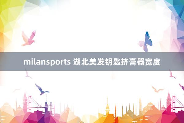 milansports 湖北美发钥匙挤膏器宽度
